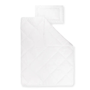 B-Ware Zöllner Oberbettenset Steppbett Bettdecke Kopfkissen Hygiena Füllung 100x135 Cm