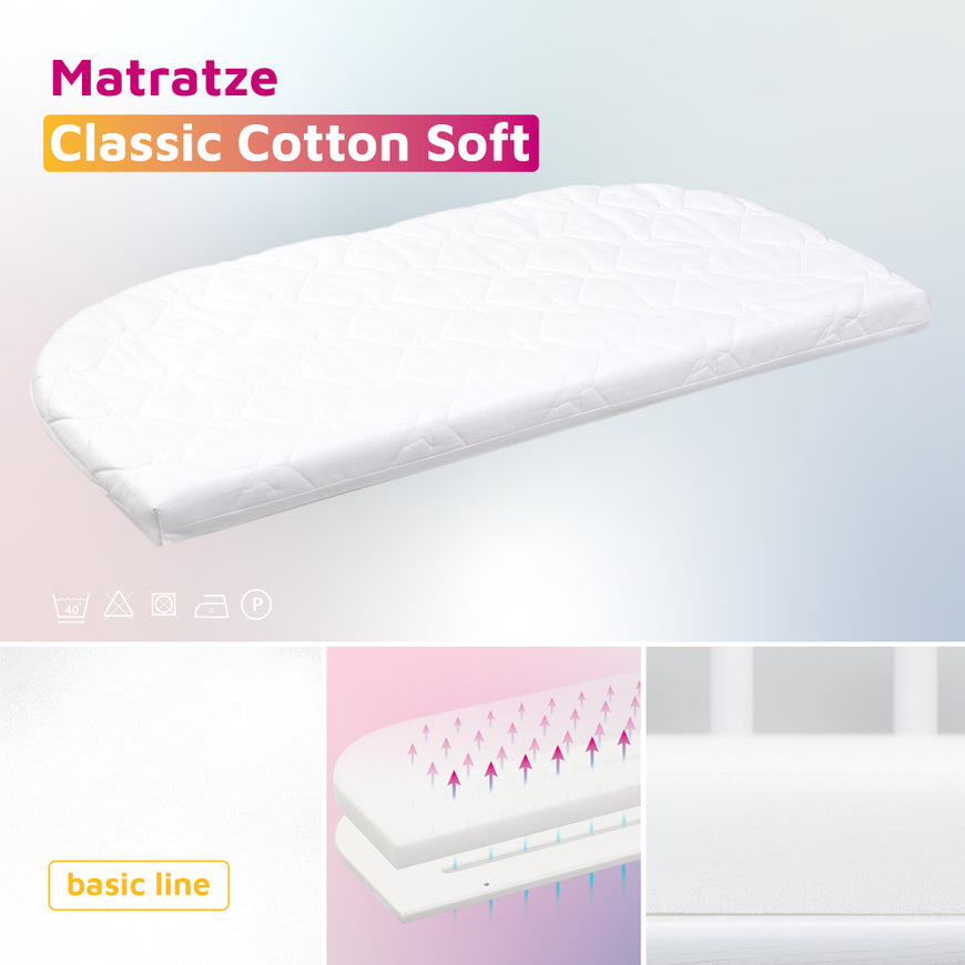 babybay Matratze Babymatratze Classic Cotton Soft Boxspring XXL Komfortschaum - 2000575934302
