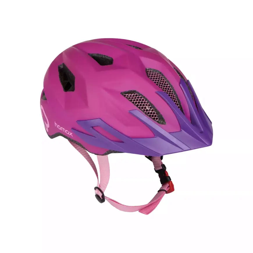 Hamax Helm Flow Fahrradhelm Kopfschutz Kinderhelm Pink Lila Mädchen B-Ware