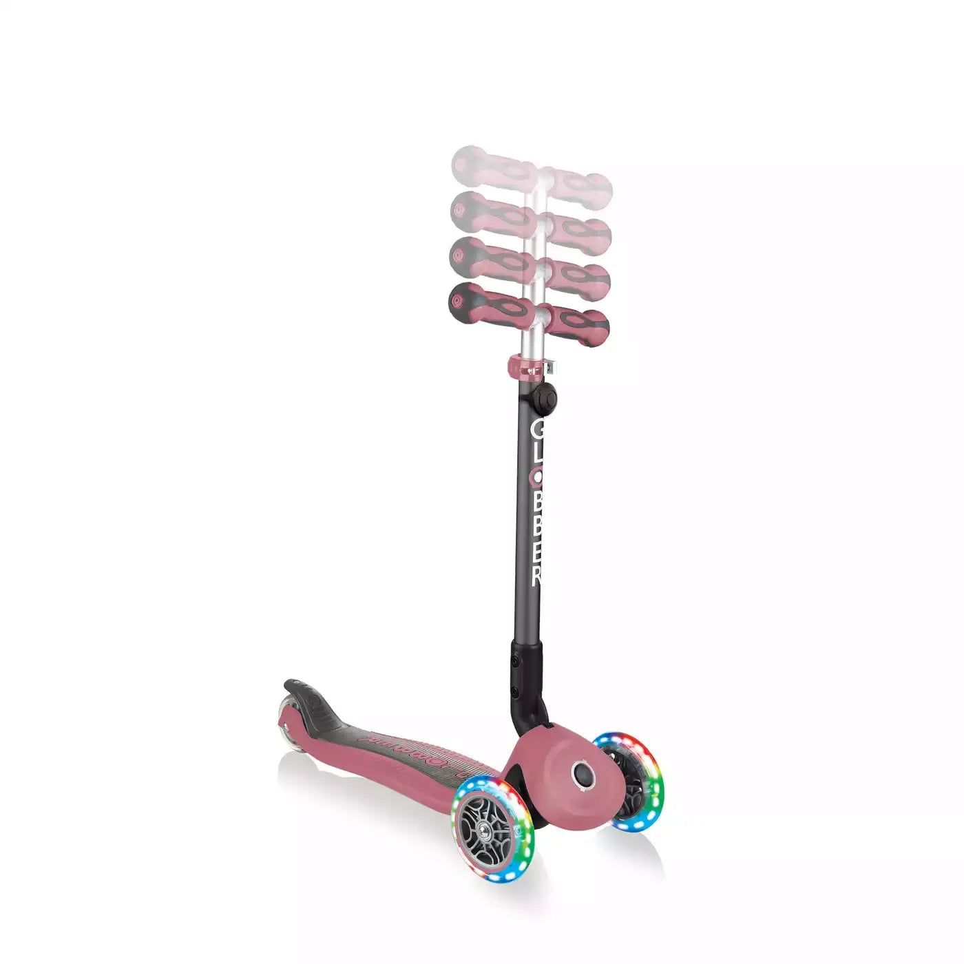 B-Ware Globber Go Up Deluxe Lights Roller Dreirad Kinderfahrzeug Pastel Pink Led Räder - 2000579044410