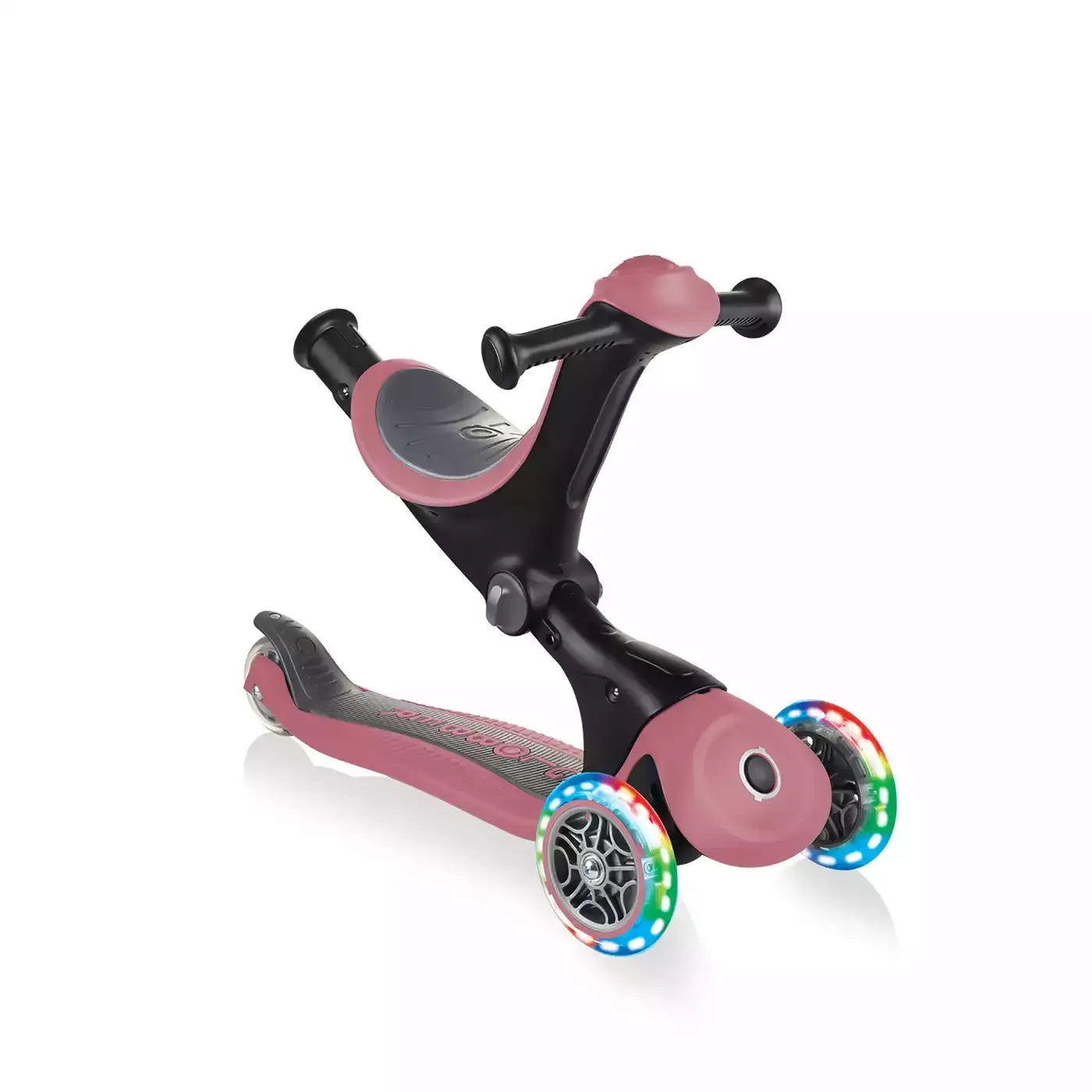 B-Ware Globber Go Up Deluxe Lights Roller Dreirad Kinderfahrzeug Pastel Pink Led Räder - 2000579044410