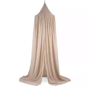 B-Ware Baldachin Himmel Jollein Vintage Beige Schutz Geborgenheit Kinderzimmer 245 Cm