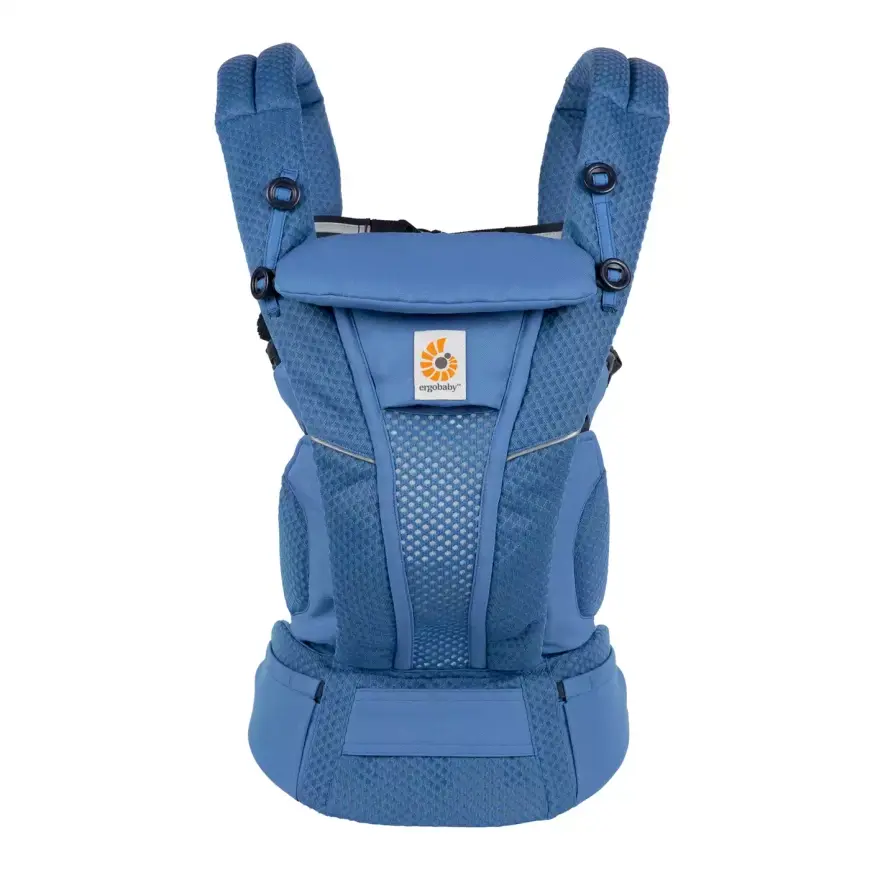 B-Ware Ergobaby Babytrage Tragesack Omni Breeze Sapphire Blue Mesh Komforttrage Kind - 2000580468274