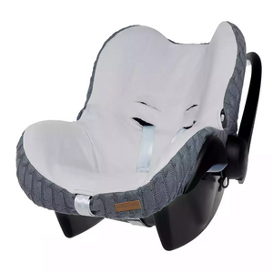 B-Ware Baby's Only Sitzbezug Bezug Maxi Cosi Babyschale Cable Granit Kindersitz Granit