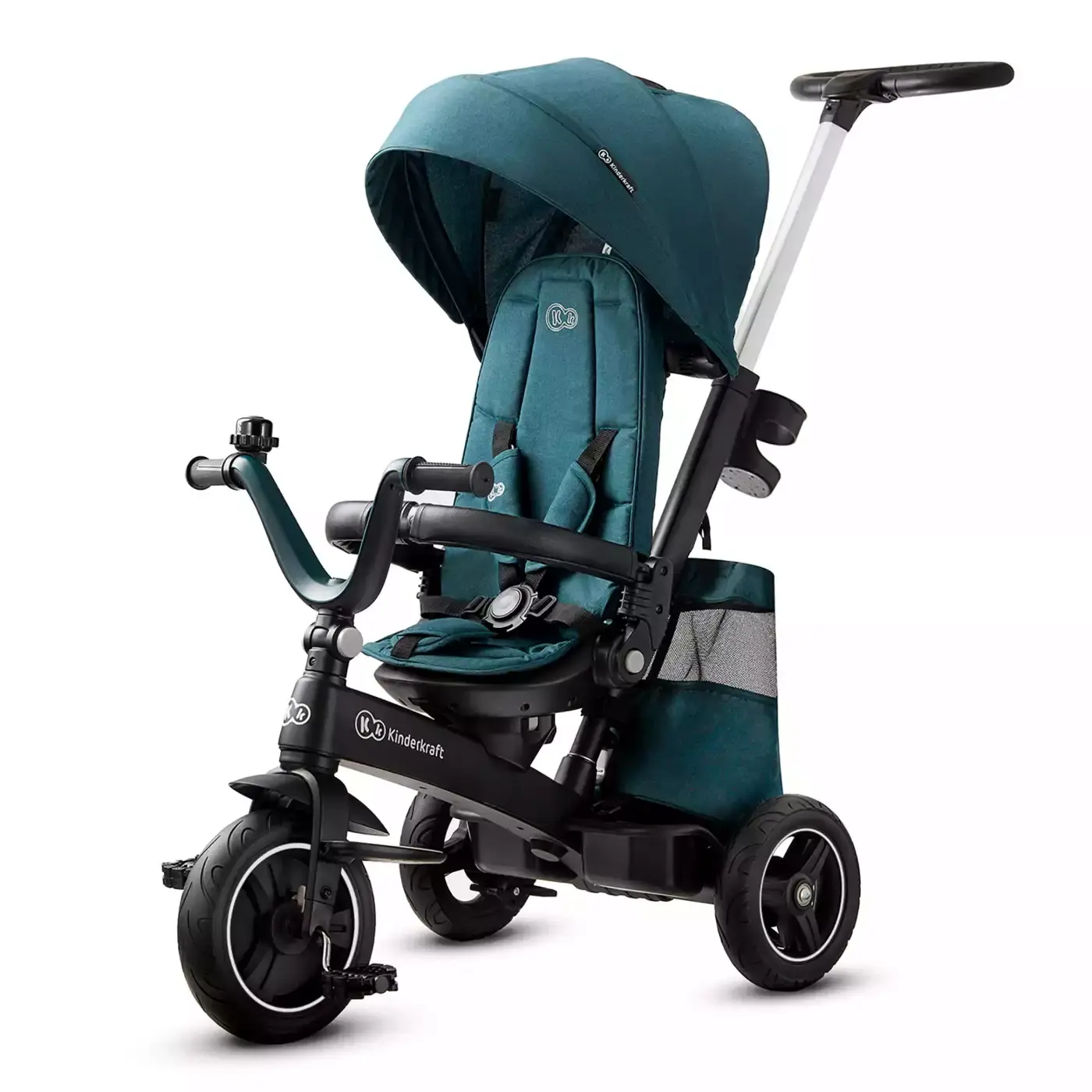 B-Ware Kinderkraft Dreirad Kinderfahrrad Easytwist Grün Rucksackbeutel Getränkehalter - 2000581307503