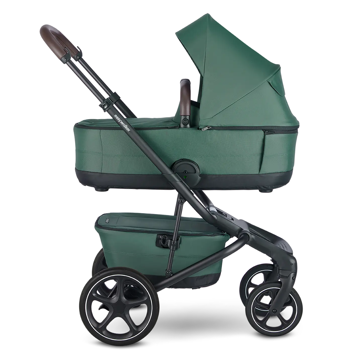 B-Ware Easywalker Babywanne Tragetasche Jimmey Wanne Pine Green Regenverdeck - 2000581898650