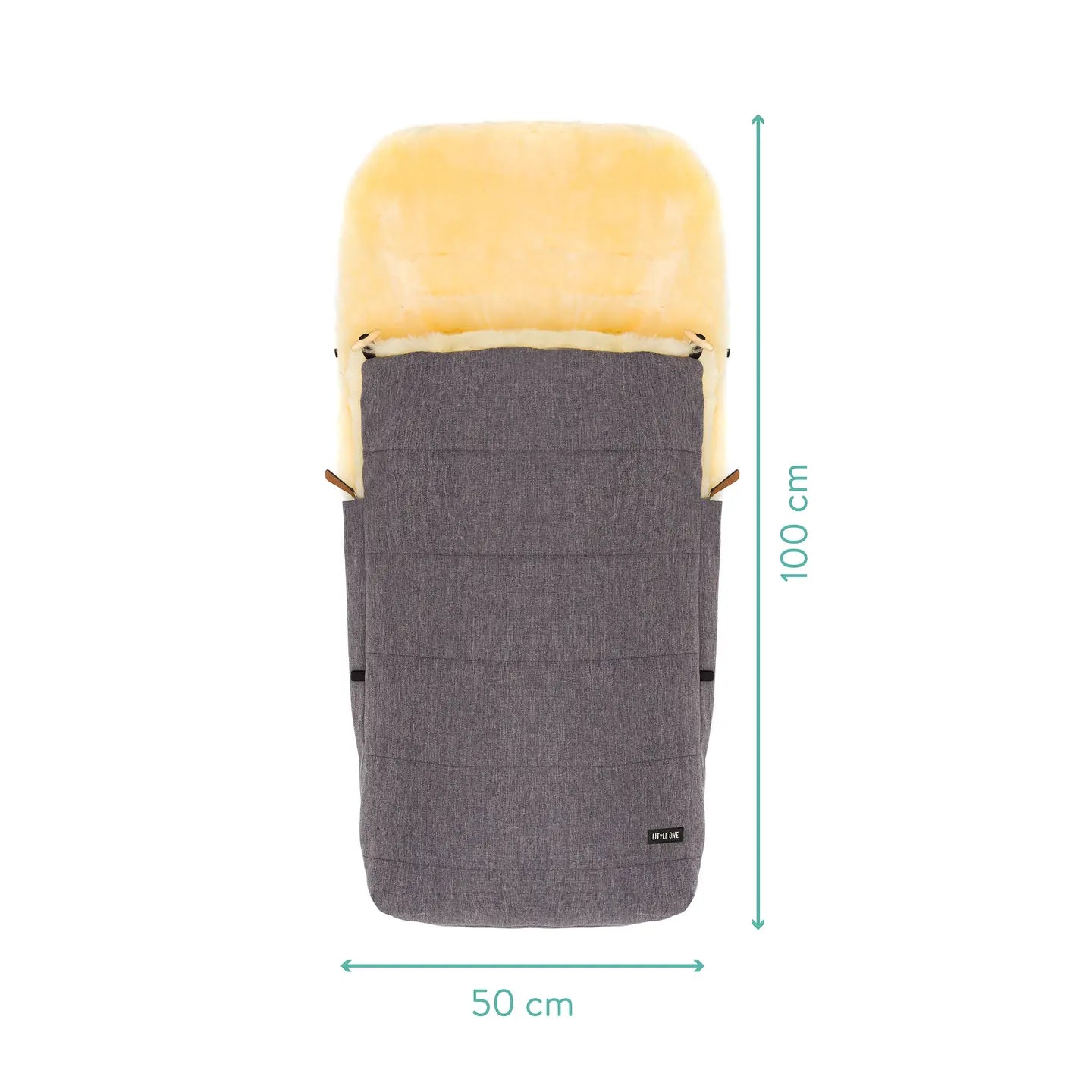 B-Ware Little One Winterfußsack Kinderwagen Fußsack Buggy Sportwagen Lammfell Explore - 2000582507728