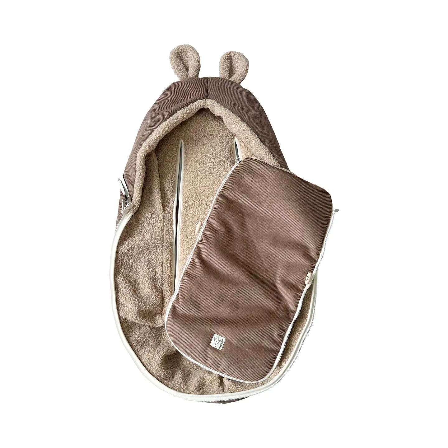 B-Ware Kaiser Hima Babyschalen Fußsack Caribou Fußsack Babywanne Cordoptik Kapuze Wind - 2000582596135