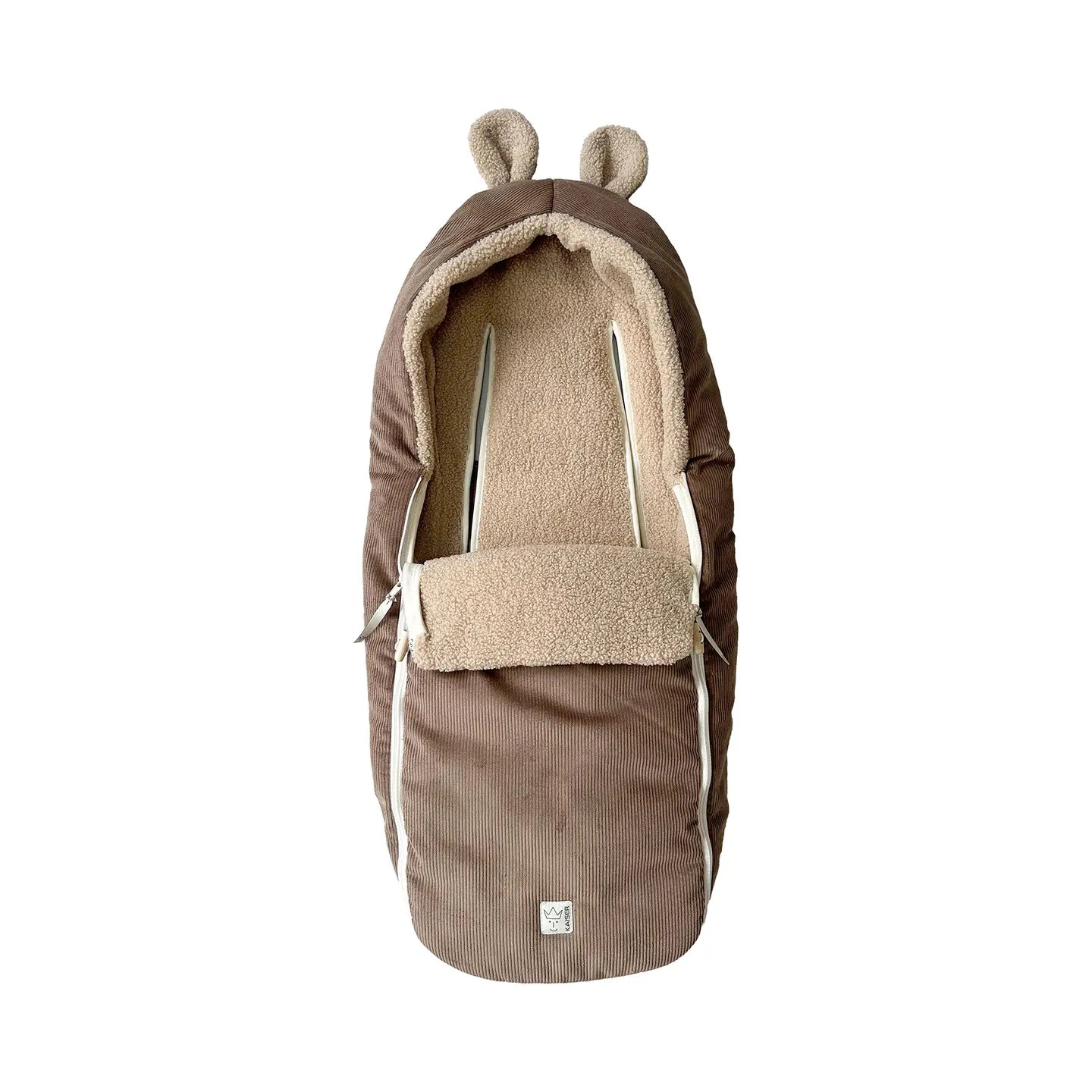B-Ware Kaiser Hima Babyschalen Fußsack Caribou Fußsack Babywanne Cordoptik Kapuze Wind - 2000582596135