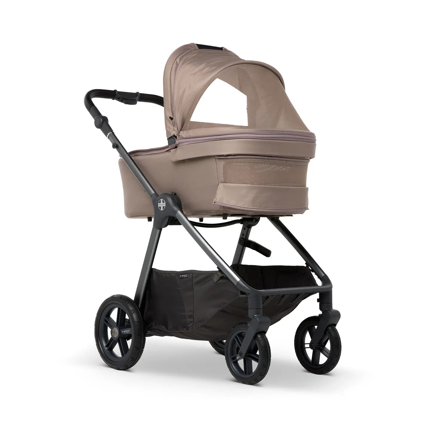 B-Ware Mast Kinderwagen Buggy M.5x Kombi Wagen Babywanne Sportsitz Regenschutz Taupe - 2000583015581
