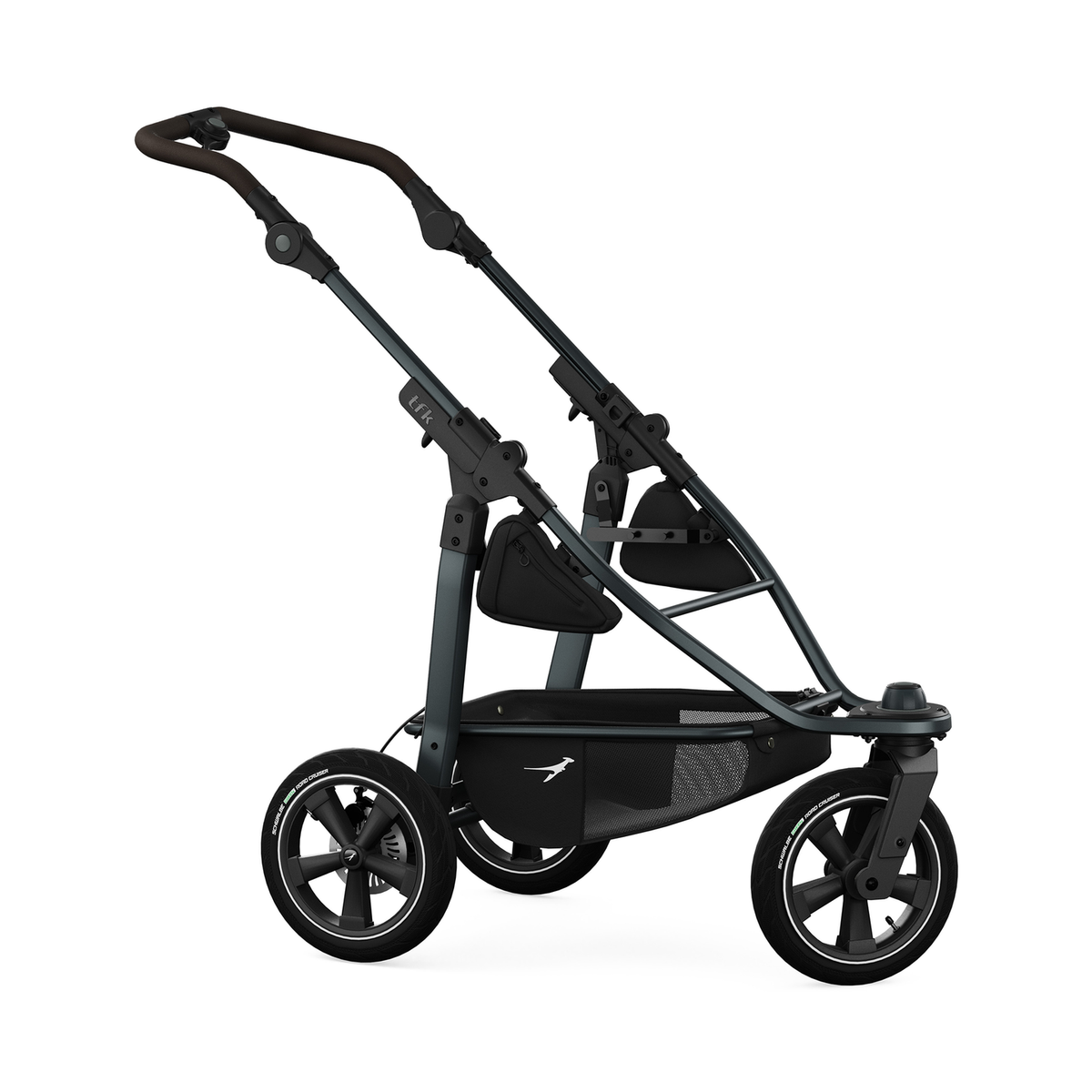 TFK Mono 3 Rahmen Gestell Kinderwagen schwarz Lufträder Seitentaschen Korb Alu - 2000583594222