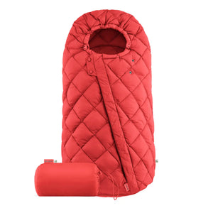 B-Ware Cybex Fußsack Kinderwagen Fußmuff Snogga 2 Hibiscus Red Ganzjahres Baby Rot