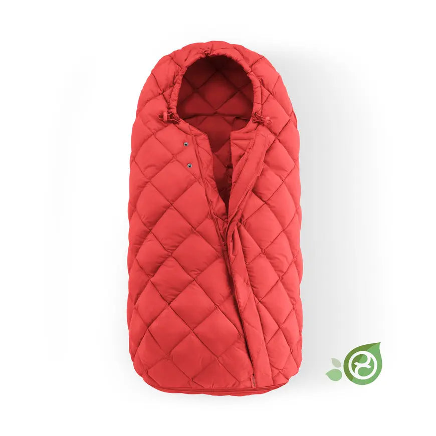 B-Ware Cybex Fußsack Kinderwagen Fußmuff Snogga 2 Hibiscus Red Ganzjahres Baby Rot - 2000583941507