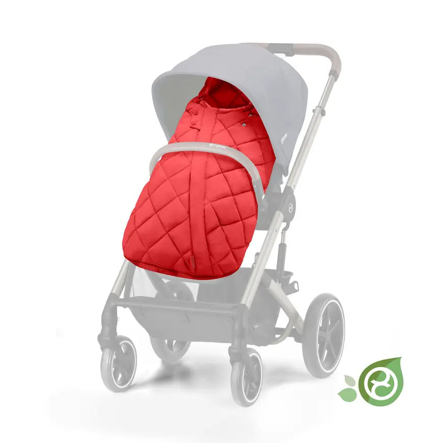 B-Ware Cybex Fußsack Kinderwagen Fußmuff Snogga 2 Hibiscus Red Ganzjahres Baby Rot - 2000583941507