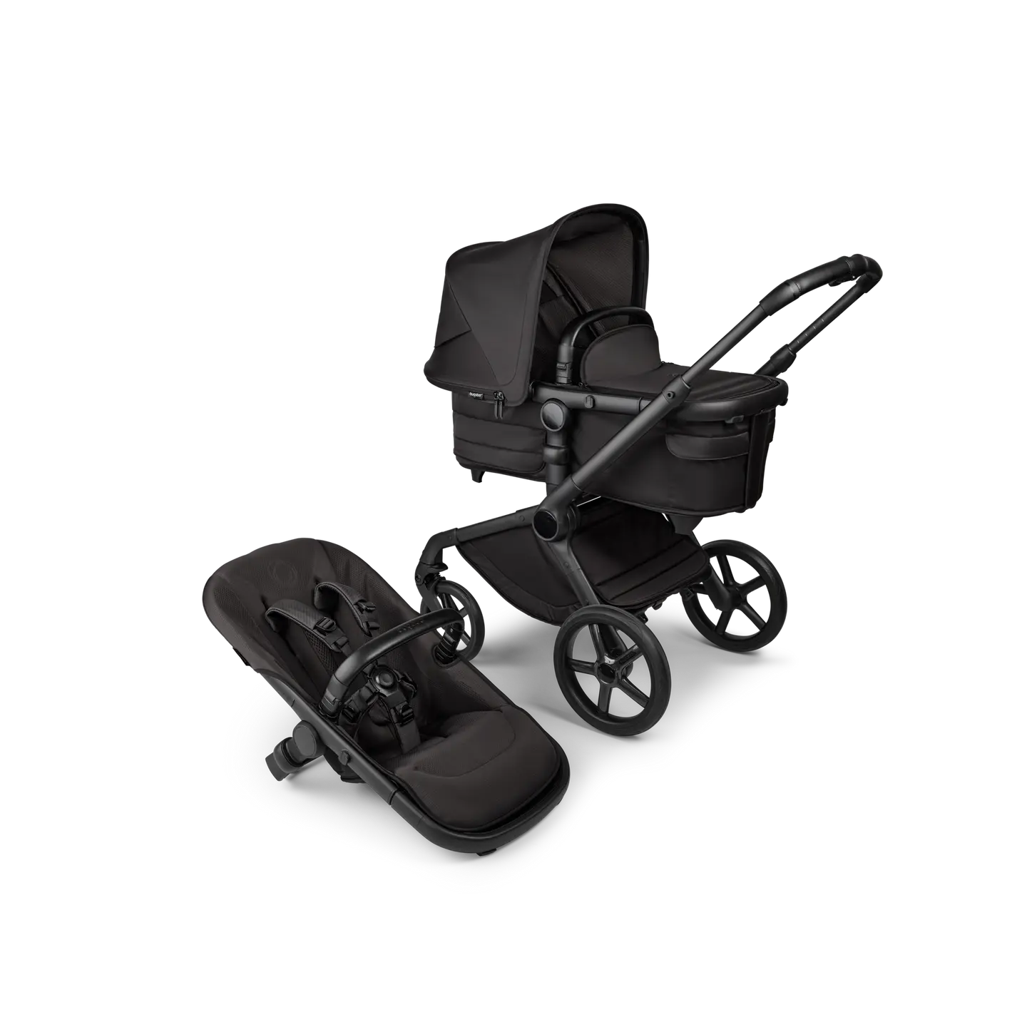 B-Ware Bugaboo Kinderwagen Sportwagen Fox 5 Black Moon Liegeaufsatz Sitz Komfort - 2000584097586