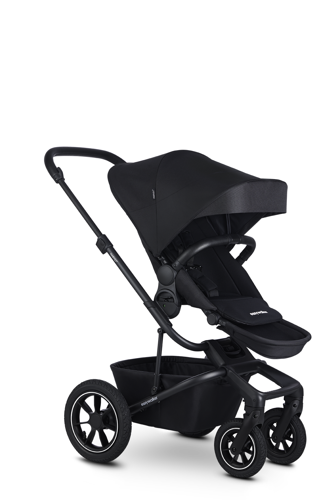 easywalker Harvey⁵ Air Kinderwagen Buggy Midnight Black Kombikinderwagen Verdeck - 2000584758838