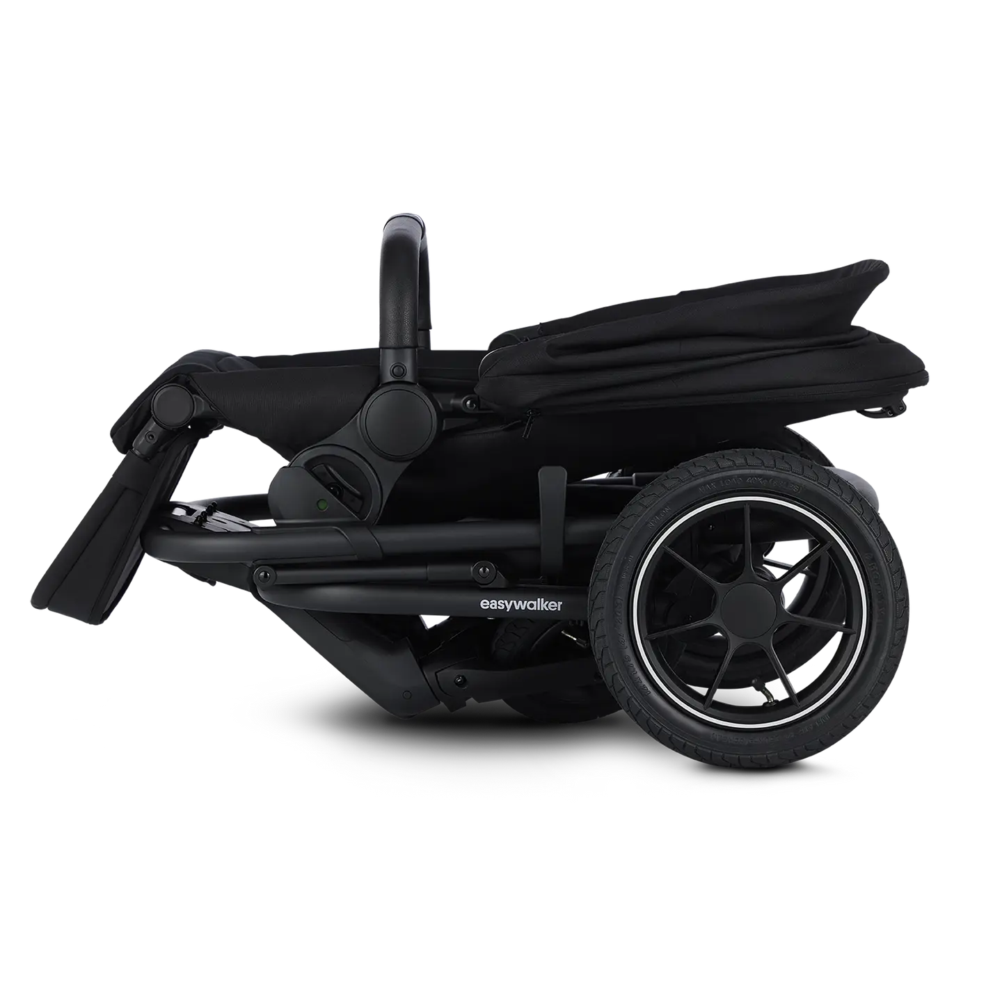 B-Ware Easywalker Harvey⁵ Air Kinderwagen Buggy Midnight Black Kombikinderwagen Verdeck - 2000584758838