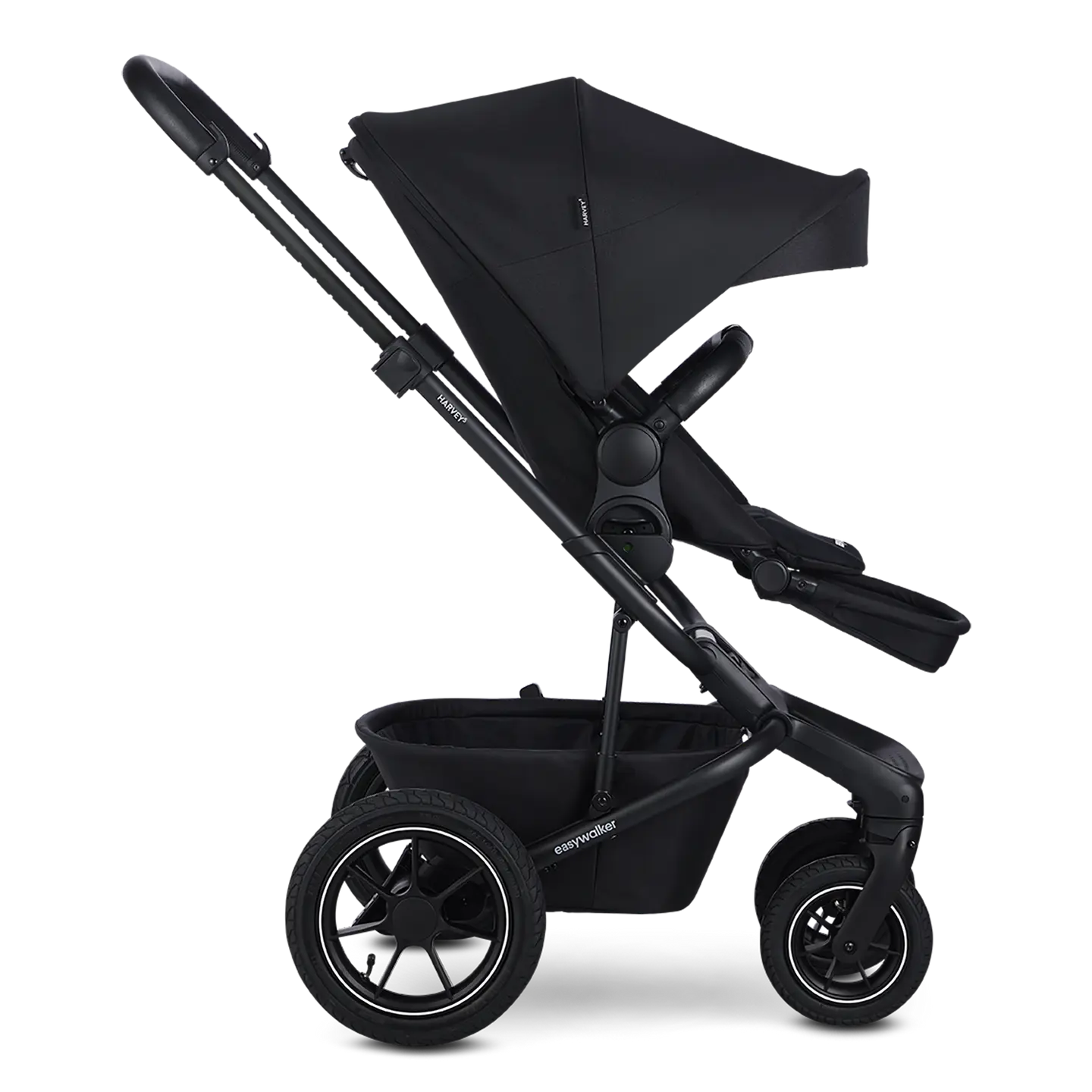 B-Ware Easywalker Harvey⁵ Air Kinderwagen Buggy Midnight Black Kombikinderwagen Verdeck - 2000584758838