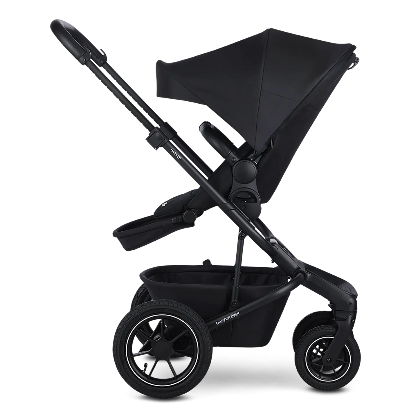 B-Ware Easywalker Harvey⁵ Air Kinderwagen Buggy Midnight Black Kombikinderwagen Verdeck - 2000584758838