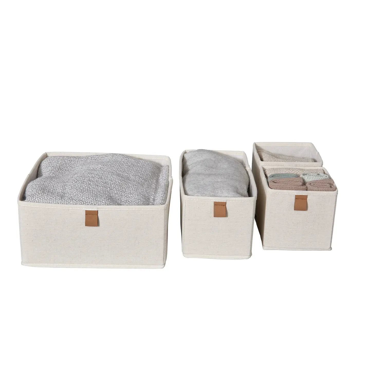 B-Ware Store.It! Organizer Set Aufbewahrungskorb Kleiderschrank Beige 2 Sets - 2000584831708