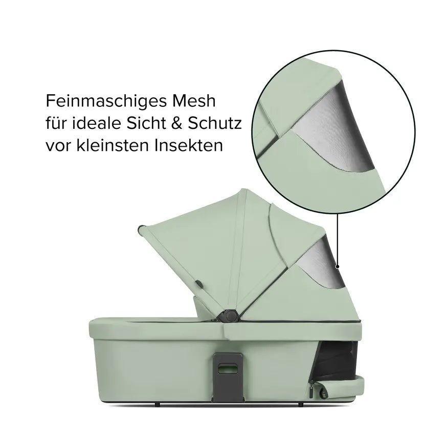 B-Ware Abc Design Babywanne Kinderwagenaufsatz Babywanne Mintgrün Cozy Cloud Matratze - 2000585583613