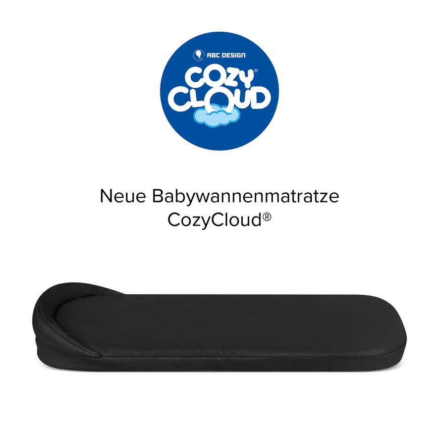 ABC Design Babywanne Kinderwagenaufsatz Babywanne Mintgrün CozyCloud Matratze514 - 2000585583613