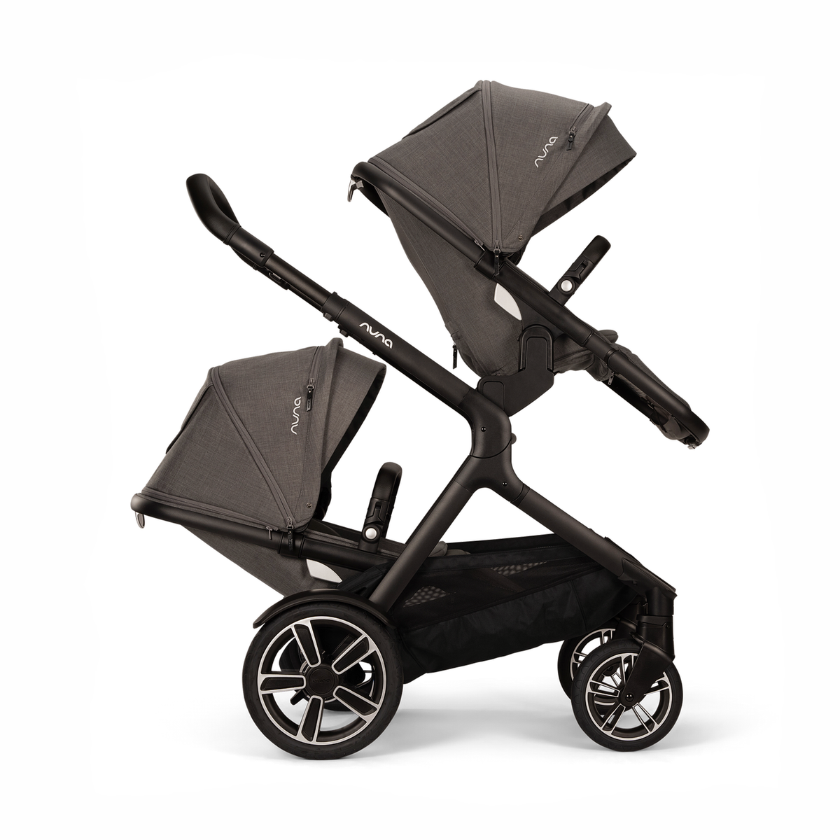 nuna Kinderwagen Buggy DEMI next Thunder grau Sportsitz Einkaufskorb Regenschutz - 2000585610258