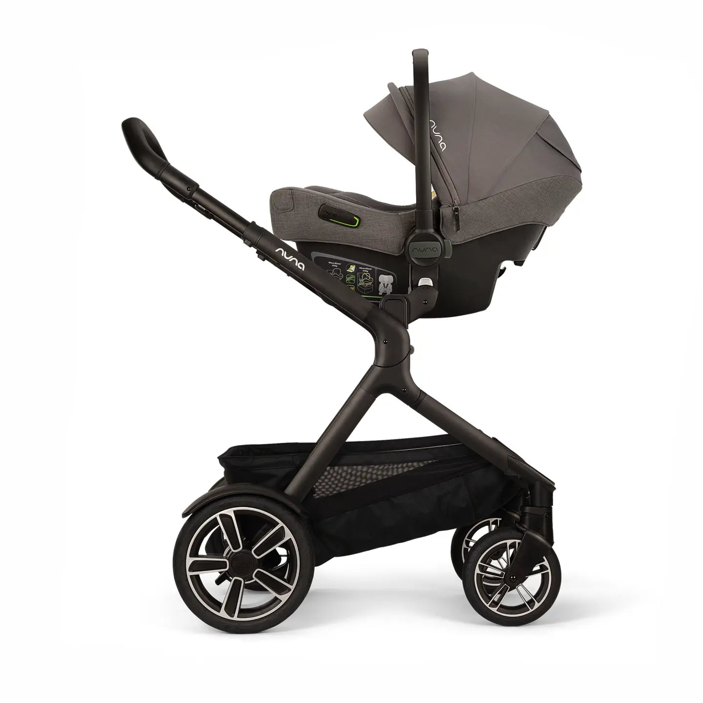 B-Ware Nuna Kinderwagen Buggy Demi Next Thunder Grau Sportsitz Einkaufskorb Regenschutz - 2000585610258