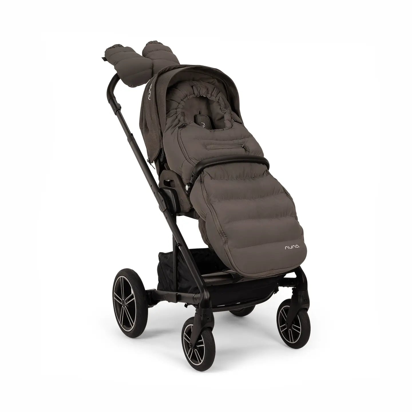 B-Ware Nuna Kinderwagen Set Winterset Fußsack Handschuhe Tragetasche Thunder Grau Set - 2000585611255