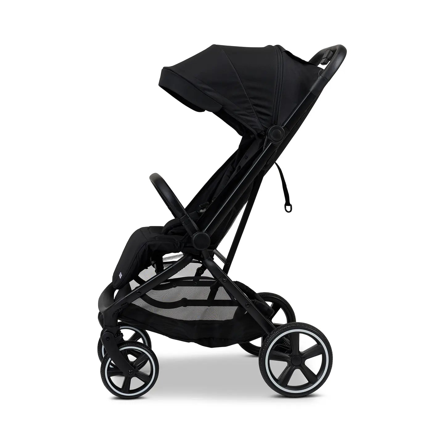 B-Ware Little One Buggy Kinderwagen Glow Xl Schwarz Black Melange Liegeposition Korb