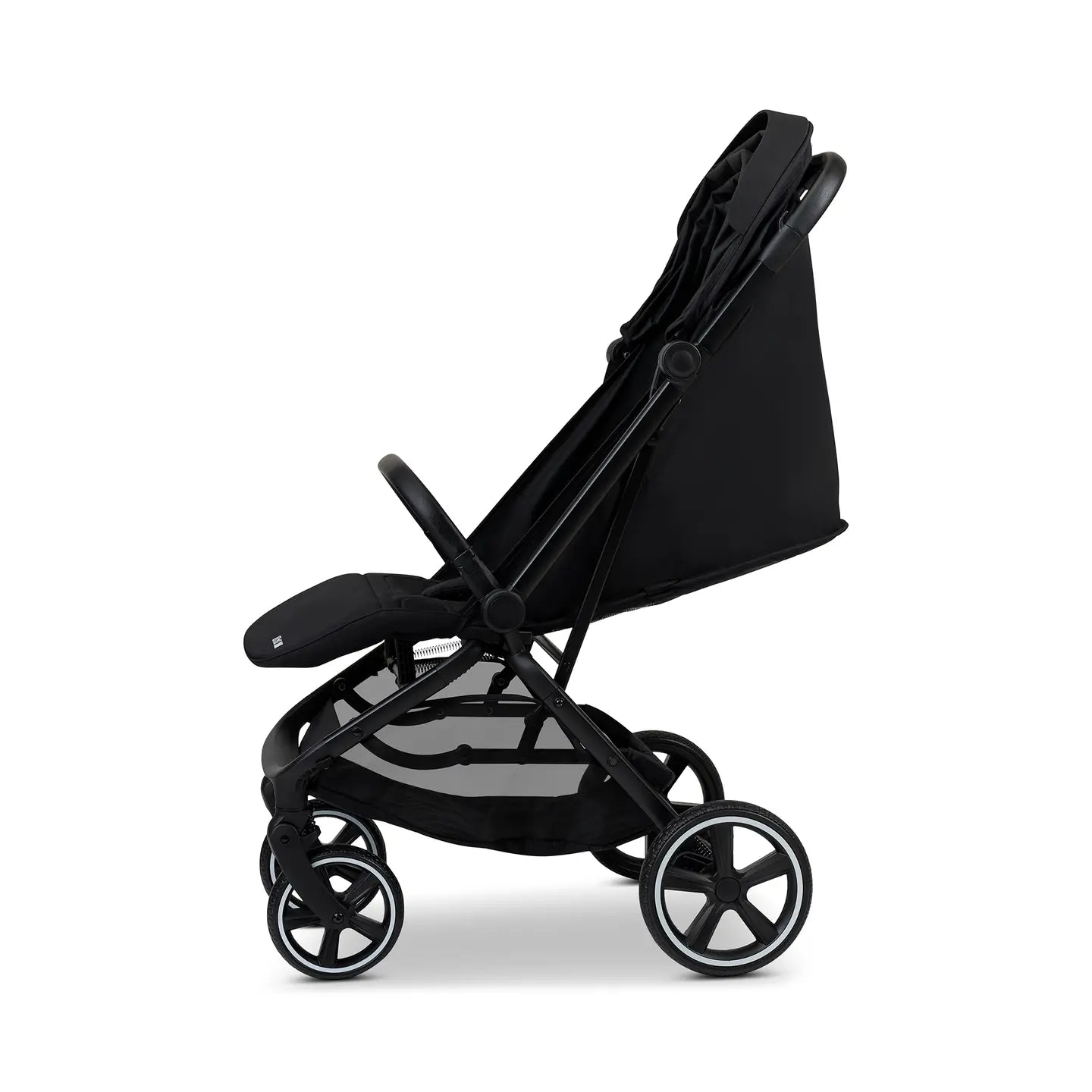 B-Ware Little One Buggy Kinderwagen Glow Xl Schwarz Black Melange Liegeposition Korb