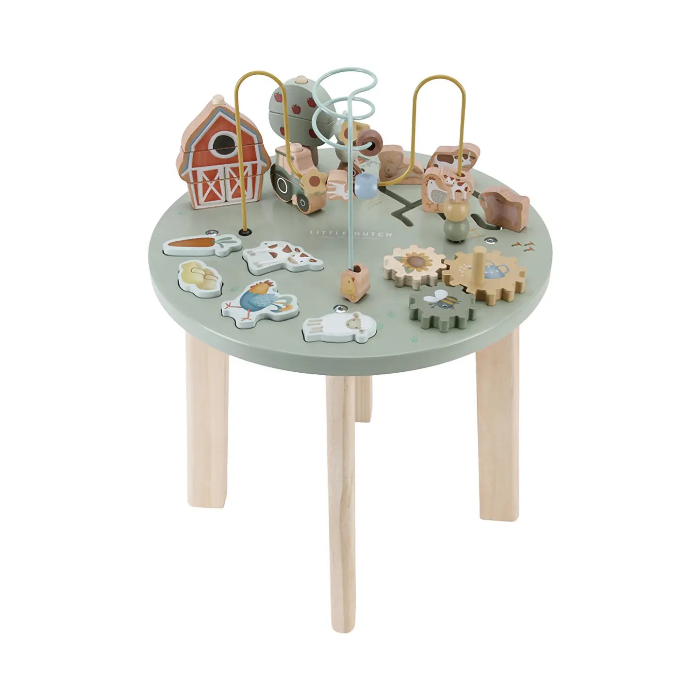 B-Ware Little Dutch Aktivitätentisch Spieltisch Bauernhof Motorikspielzeug Siehe Text - 2000585929206