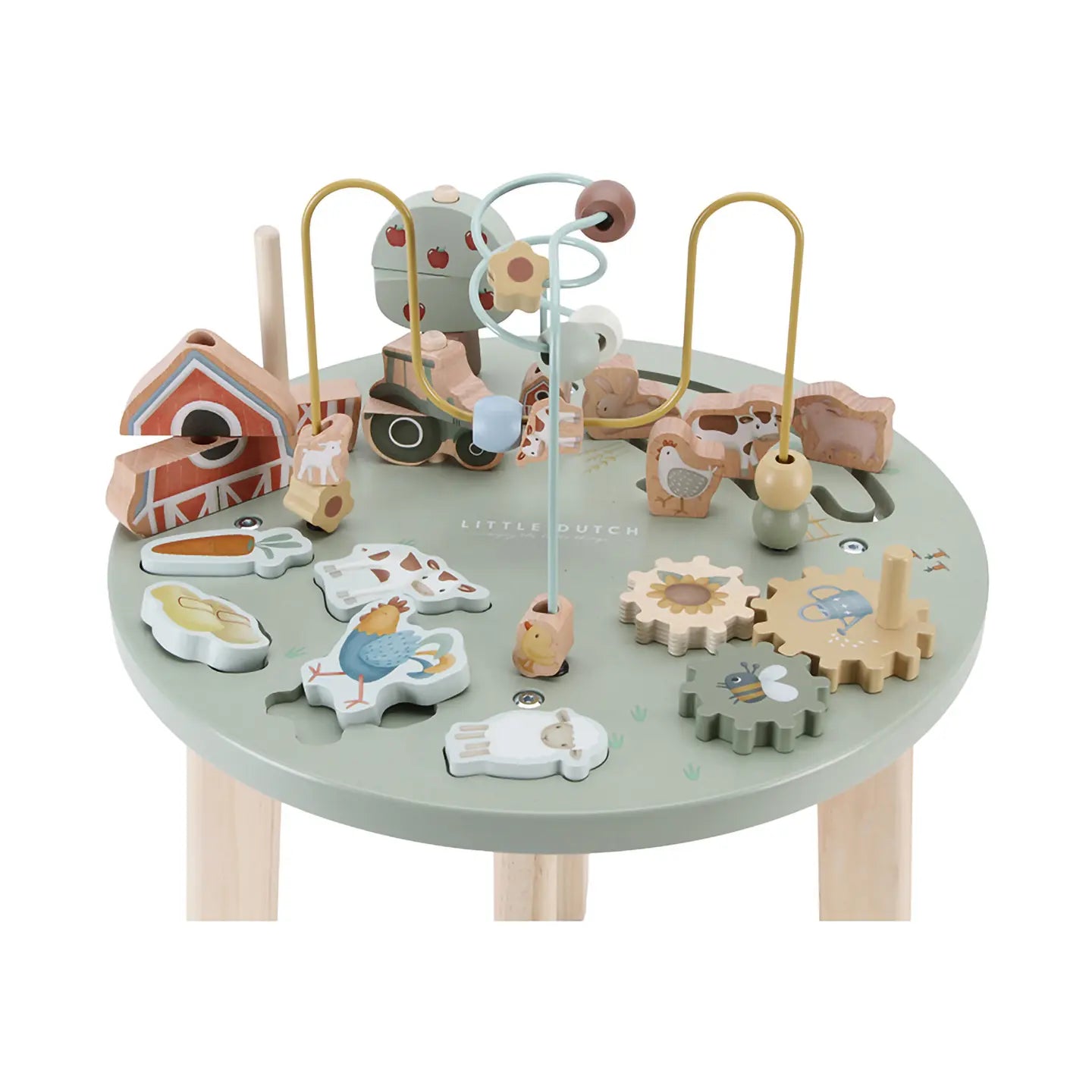 B-Ware Little Dutch Aktivitätentisch Spieltisch Bauernhof Motorikspielzeug Siehe Text - 2000585929206