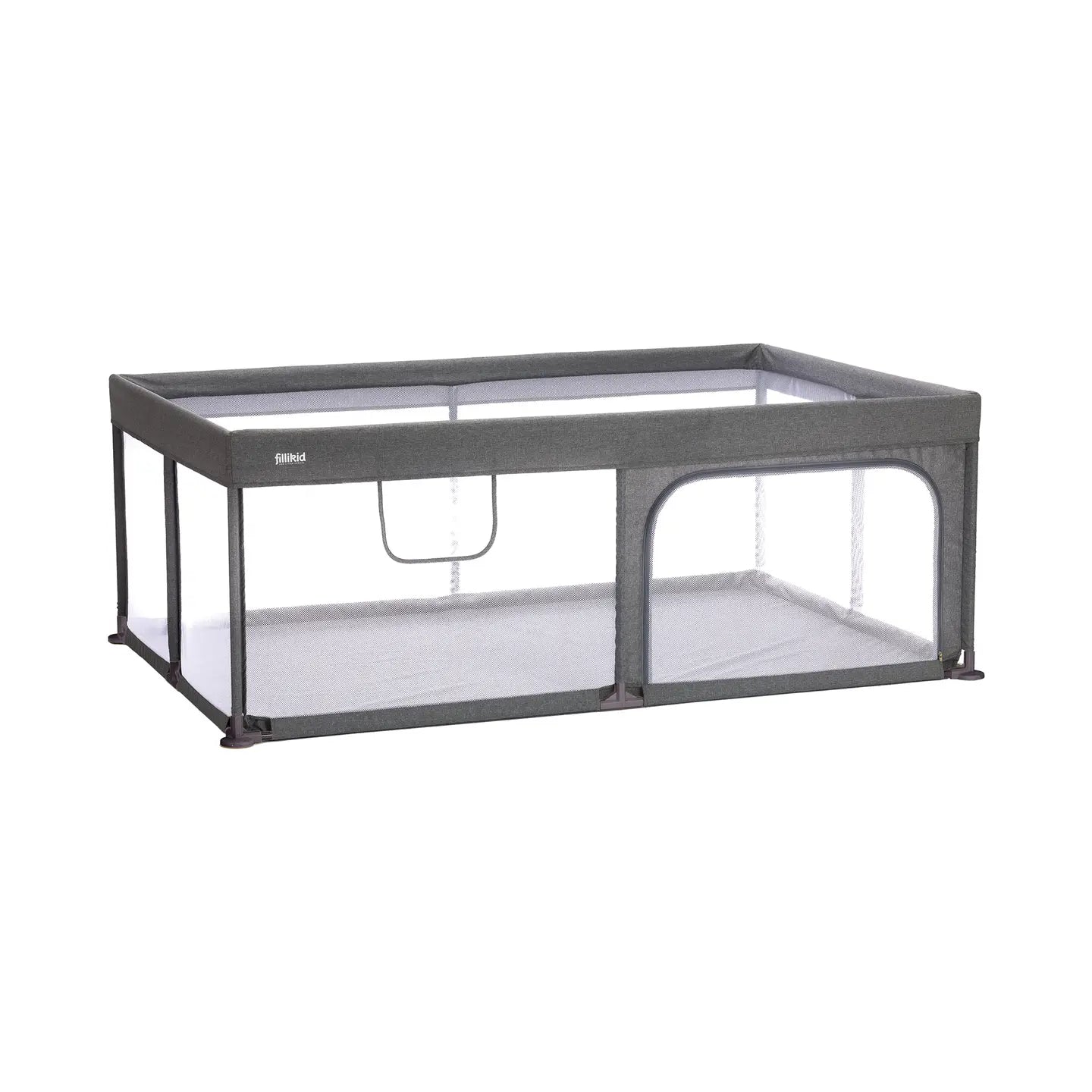B-Ware Fillikid Laufgitter Rio Xl Spielfläche Kinder Laufstall Grau Seitlicher Einstieg - 2000585967406