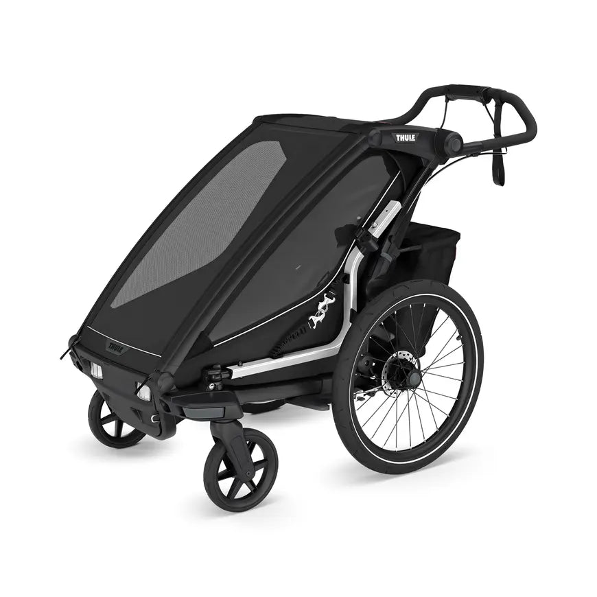 B-Ware Thule Fahrradanhänger Kinderwagen Chariot Sport 2 Single Schwarz Multisport - 2000586110207