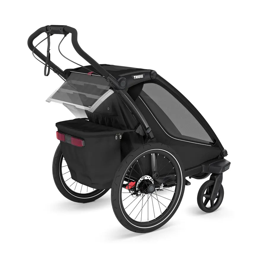 B-Ware Thule Fahrradanhänger Kinderwagen Chariot Sport 2 Single Schwarz Multisport - 2000586110207