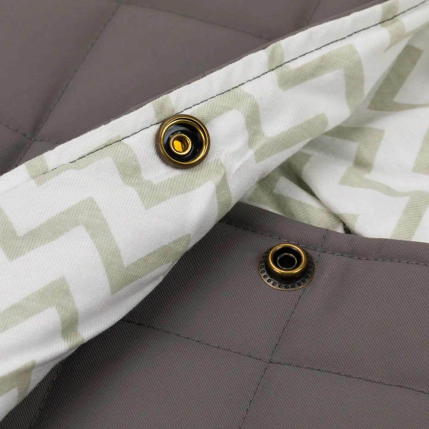 B-Ware Little One Einschlagdecke Babydecke Cozy Spring Grau Neugeborene Decke 2 Stück - 2000586302008