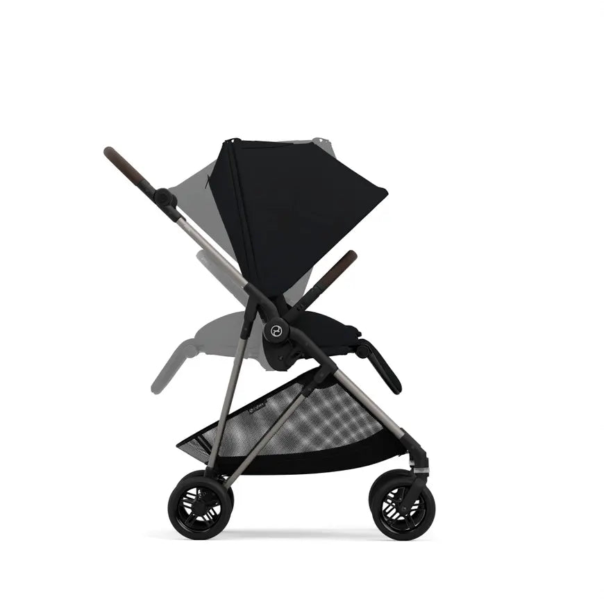 B-Ware Cybex Kinderwagen Buggy Melio Magic Black Stadtwagen Schwarz Sitz Kinderbuggy - 2000586433917