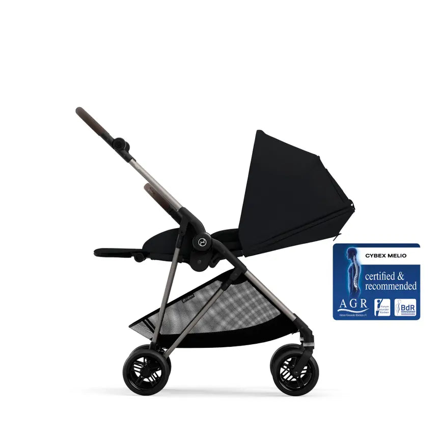 B-Ware Cybex Kinderwagen Buggy Melio Magic Black Stadtwagen Schwarz Sitz Kinderbuggy - 2000586433917