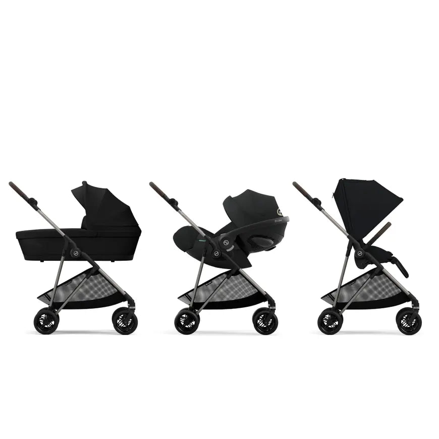 B-Ware Cybex Kinderwagen Buggy Melio Magic Black Stadtwagen Schwarz Sitz Kinderbuggy - 2000586433917