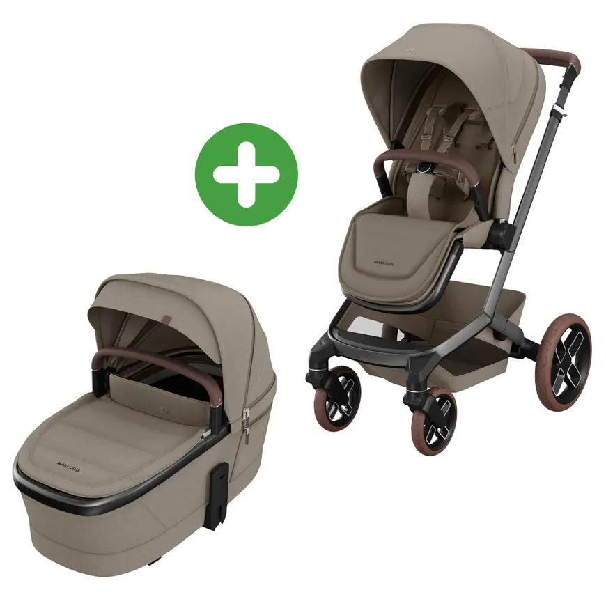 B-Ware Maxi Cosi Kinderwagen Premium Buggy Fame Set Twillic Truffle Gestell Babywanne  - 2000586434570