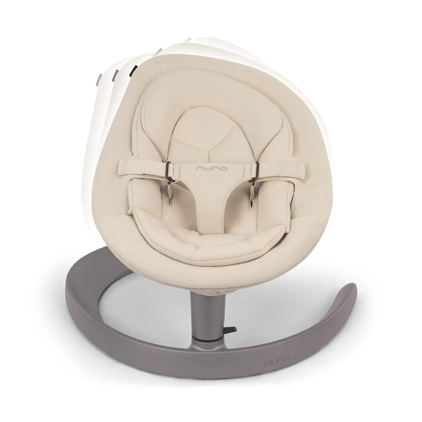 B-Ware Nuna Wippe Babywippe Leaf Grow Cloud Beige Bio Baumwolle Mesh 3 Punkt780 - 2000586955716