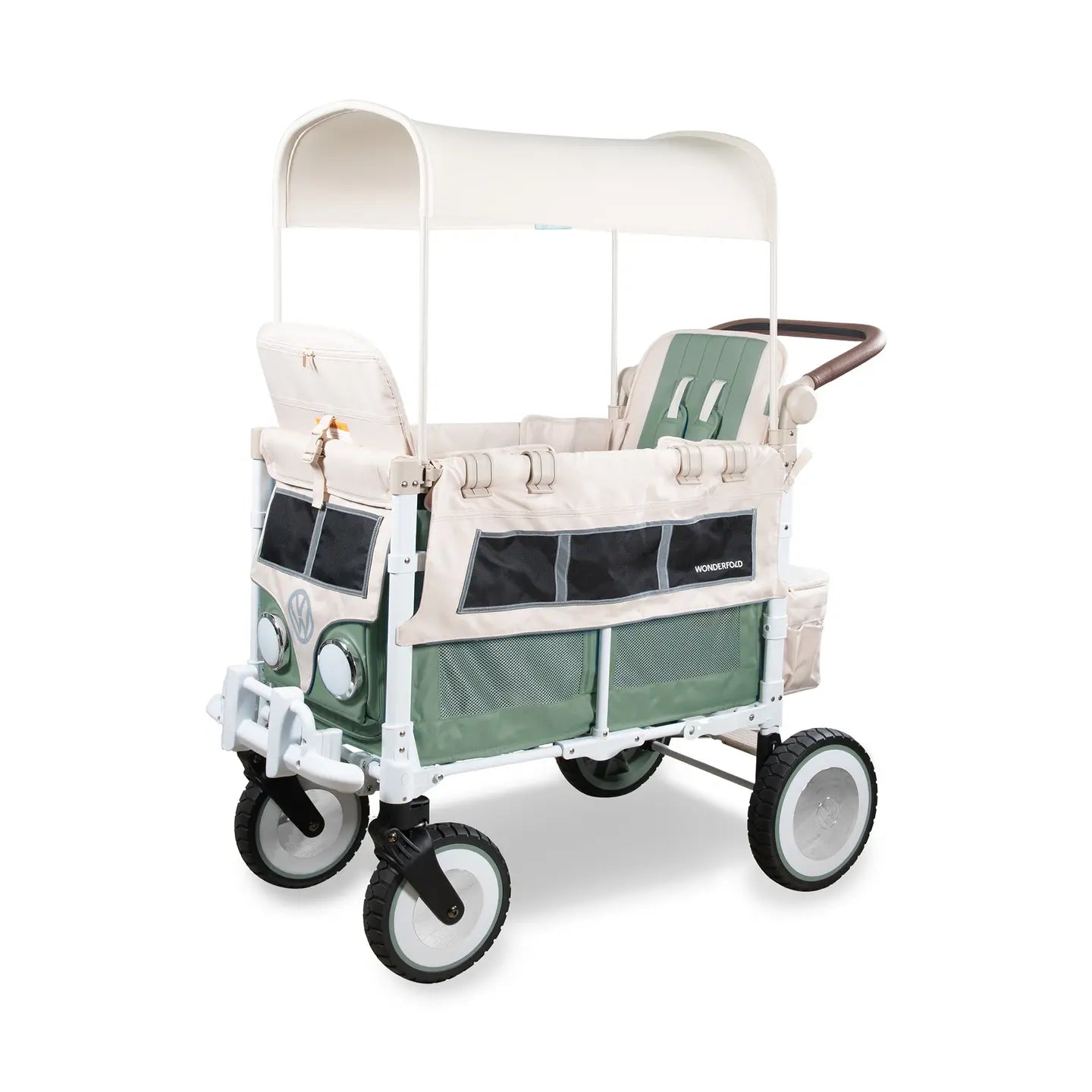 B-Ware Wonderfold Vw2 Volkswagen Kinderwagen Buggy Kinderwagen Sage Green Retro Grün - 2000587184696