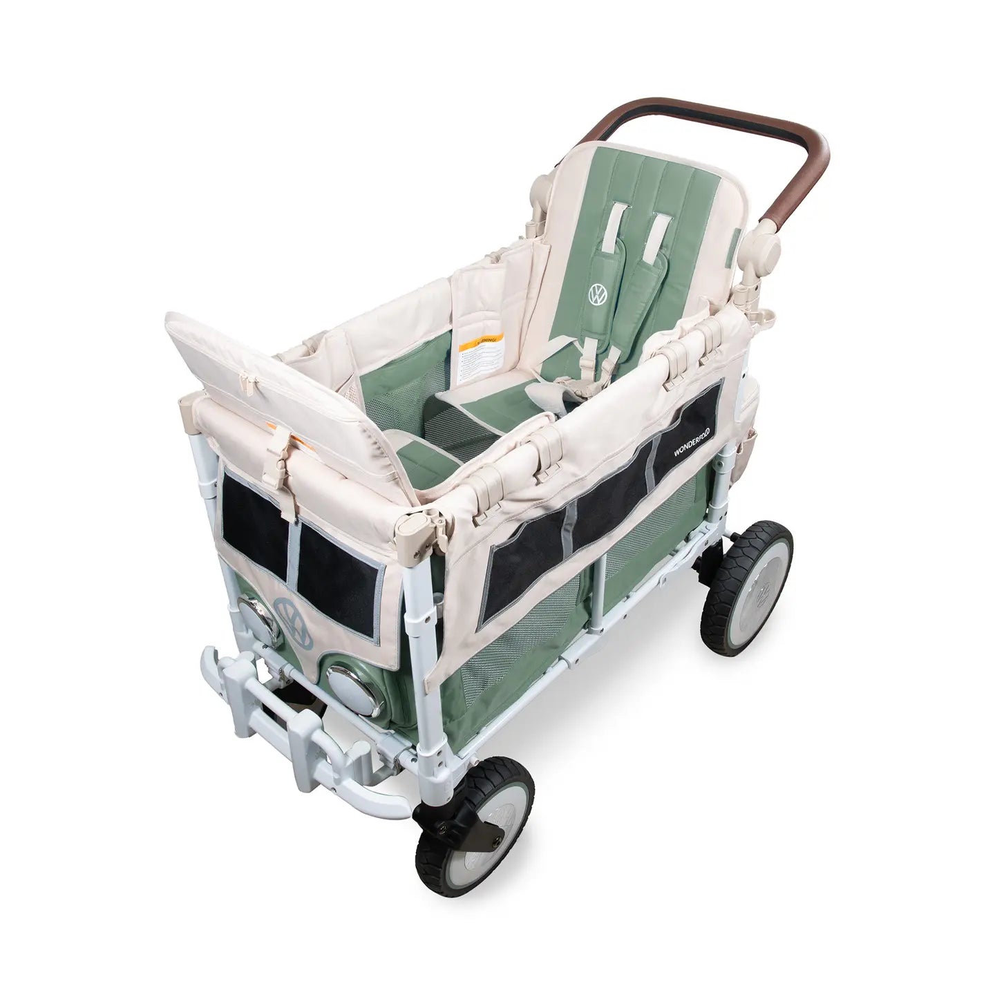 B-Ware Wonderfold Vw2 Volkswagen Kinderwagen Buggy Kinderwagen Sage Green Retro Grün - 2000587184696