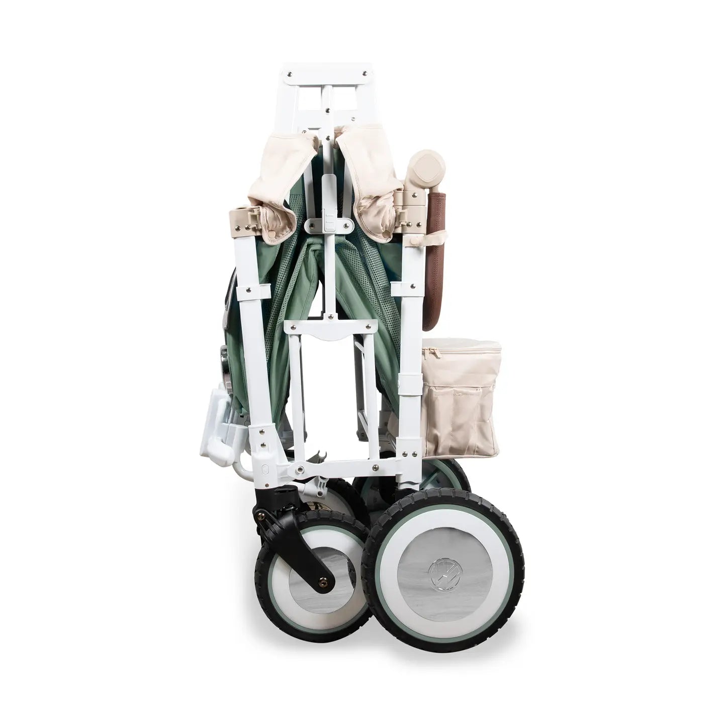 B-Ware Wonderfold Vw2 Volkswagen Kinderwagen Buggy Kinderwagen Sage Green Retro Grün - 2000587184696