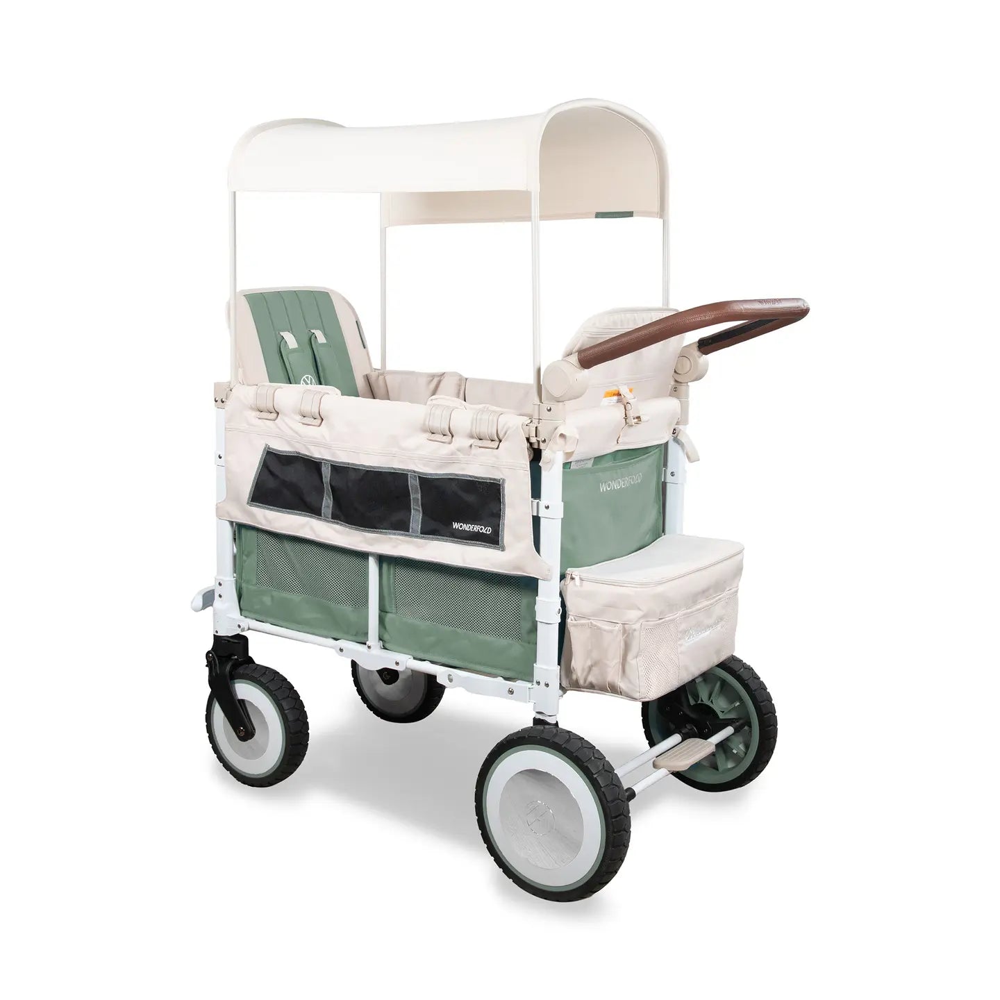 B-Ware Wonderfold Vw2 Volkswagen Kinderwagen Buggy Kinderwagen Sage Green Retro Grün - 2000587184696