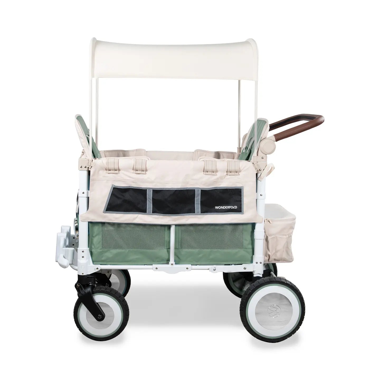 B-Ware Wonderfold Vw2 Volkswagen Kinderwagen Buggy Kinderwagen Sage Green Retro Grün - 2000587184696