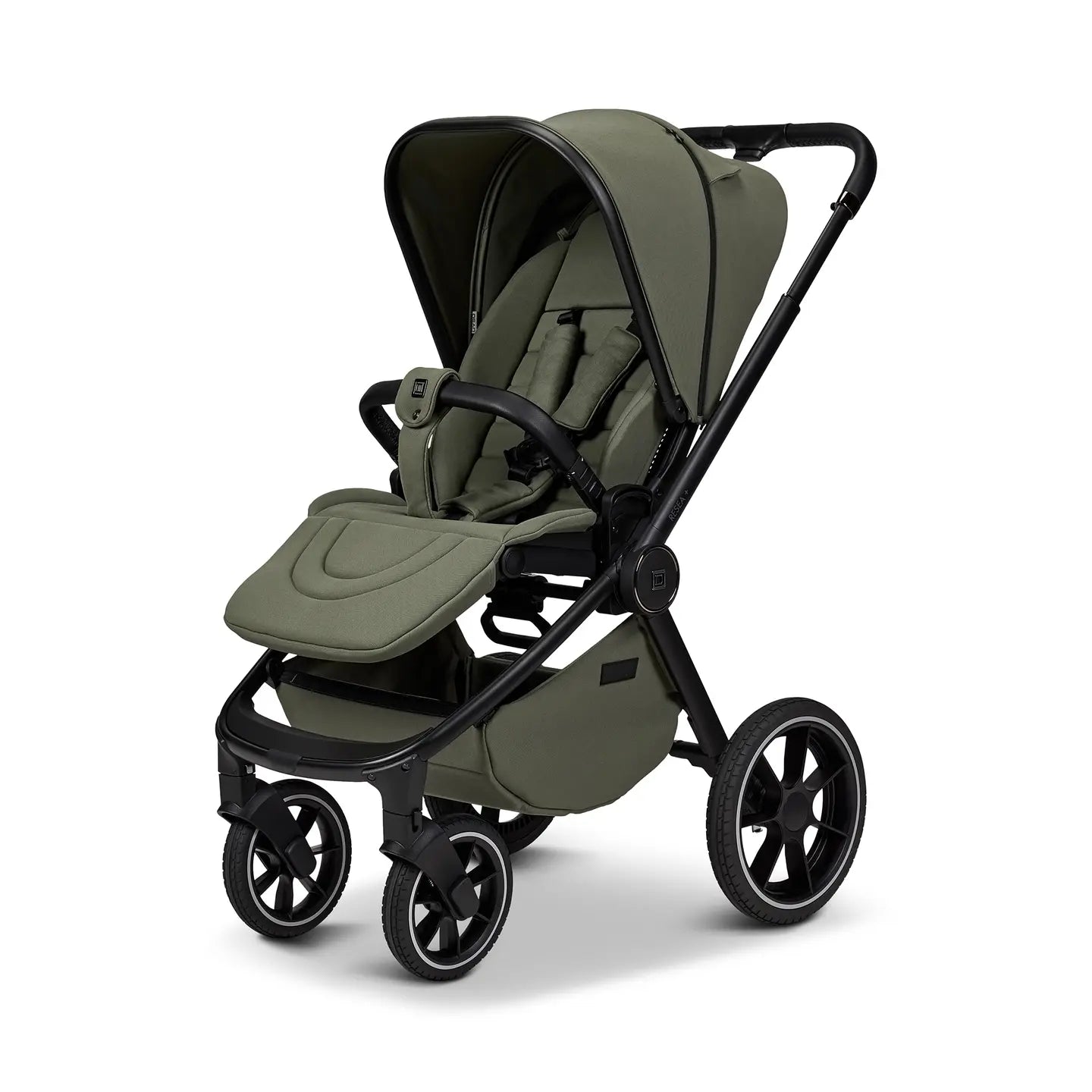 B-Ware Moon Kinderwagen Buggy Kombikinderwagen Resea Edition Plus Moss Grün Babywanne - 2000587274731