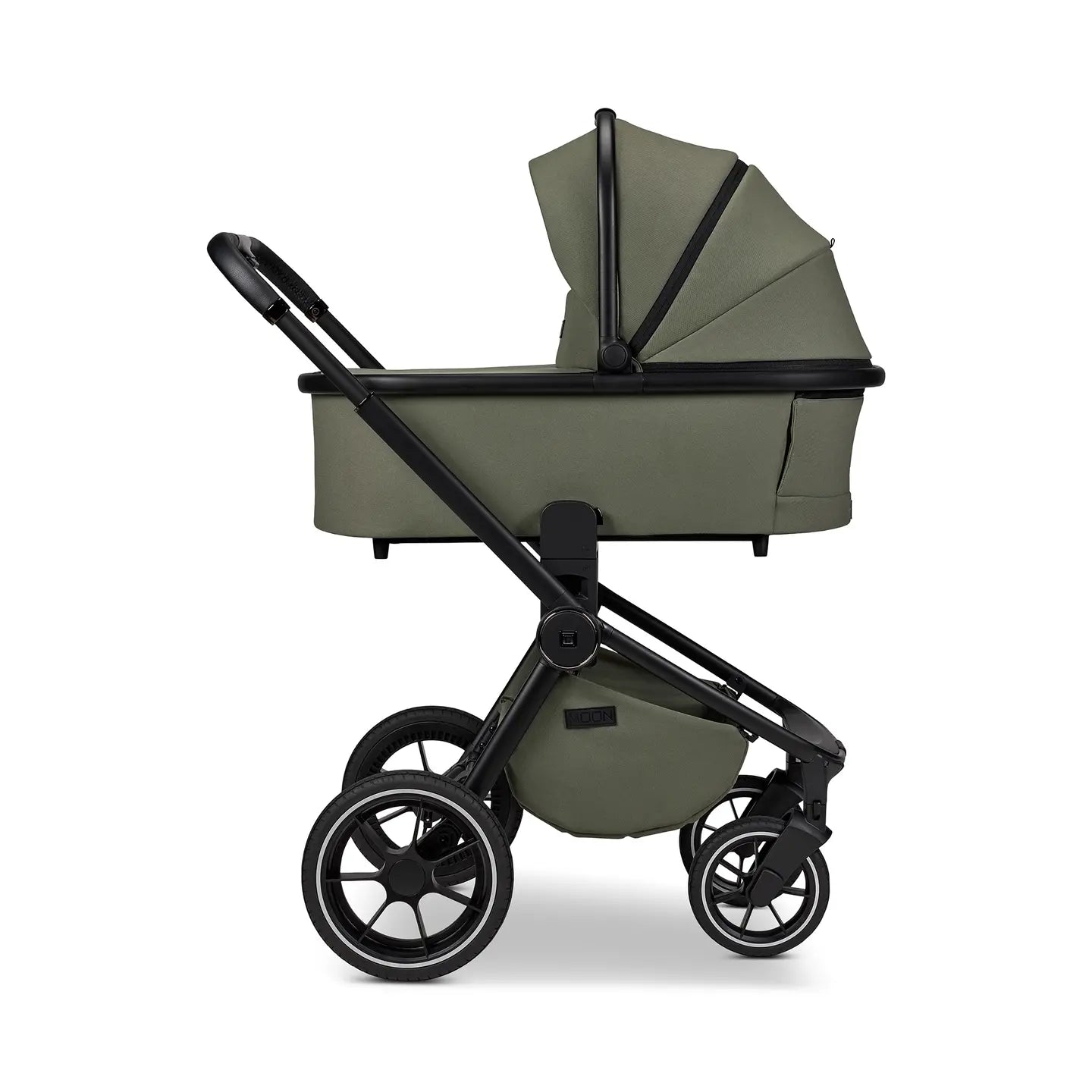 B-Ware Moon Kinderwagen Buggy Kombikinderwagen Resea Edition Plus Moss Grün Babywanne - 2000587274731