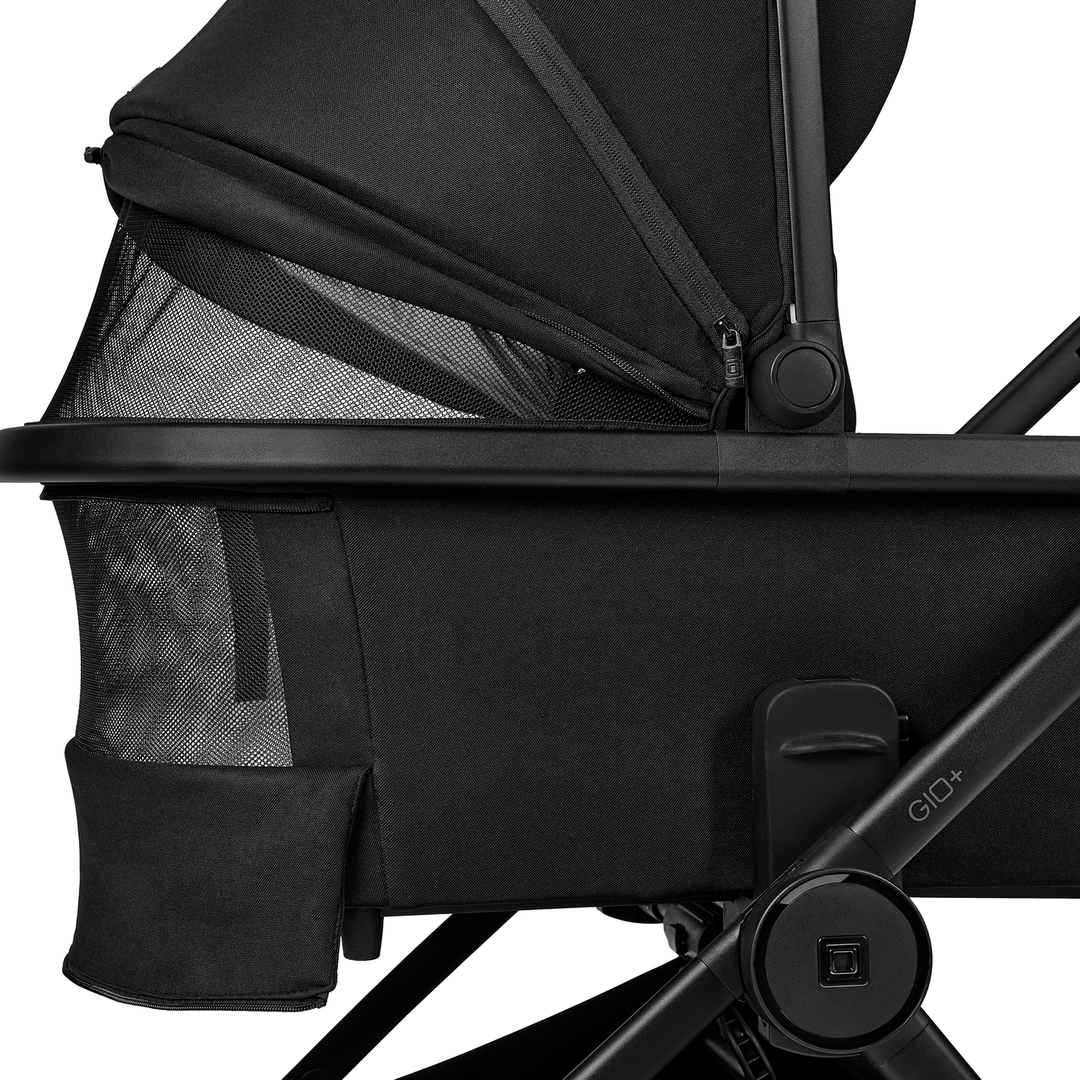 Moon Kombikinderwagen Babywagen Gio+ Edition Onyx Höhenverstellbar Luftreifen B-Ware - 2000587275011